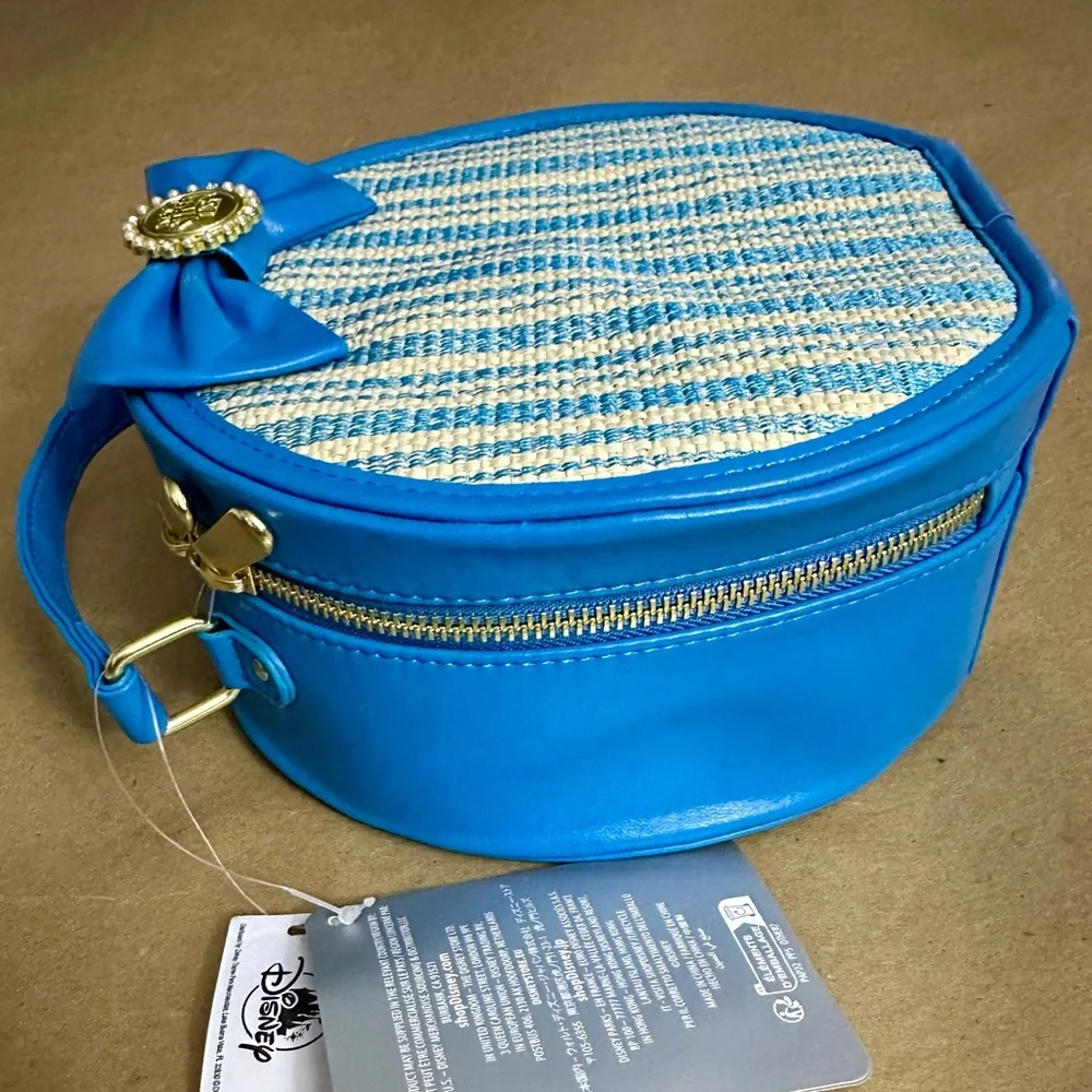 NWT Disney Parks Main Street USA The Dapper Dans Blue Crossbody Handbag